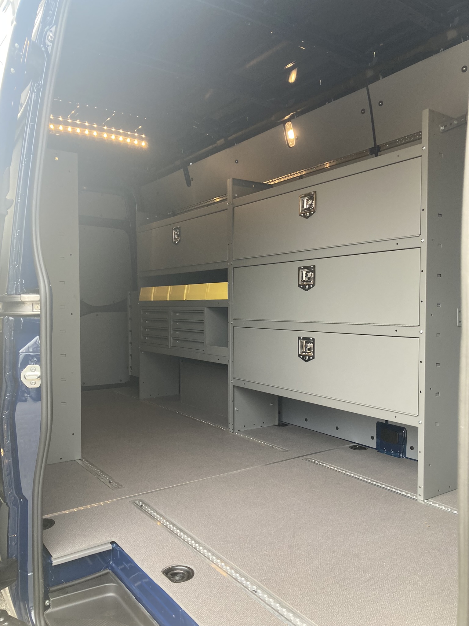 Holman Van Shelving & Partitions | Cap & Hitch of New England